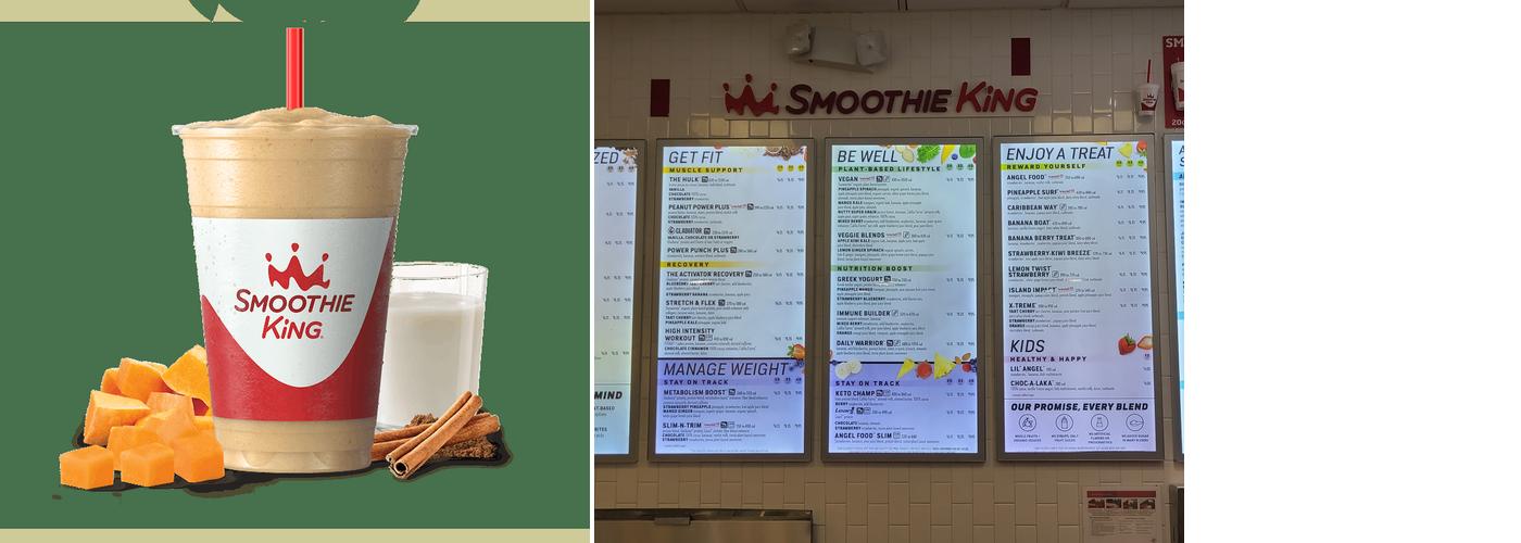 Smoothie King Menu