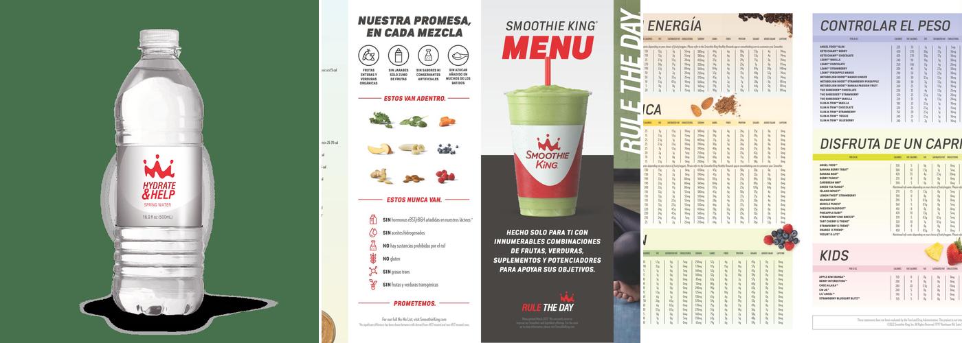 Smoothie King Menu