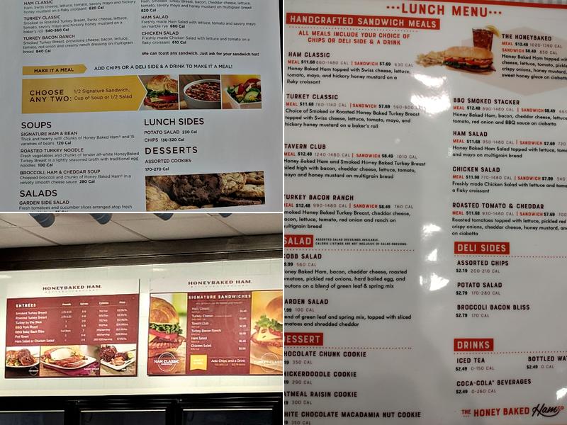 The Honey Baked Ham Company Menu