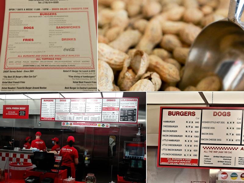 Five Guys Menu