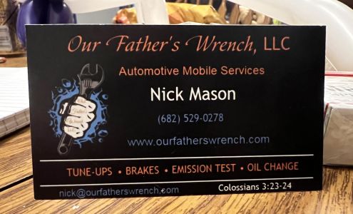 Our Father's Wrench Automotive Mobile Services Centreville