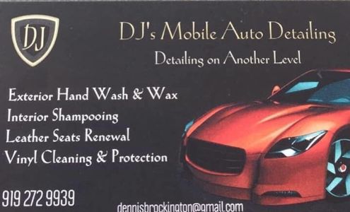 DJ’S AUTO DETAILING & SPECIALTY CLEANING