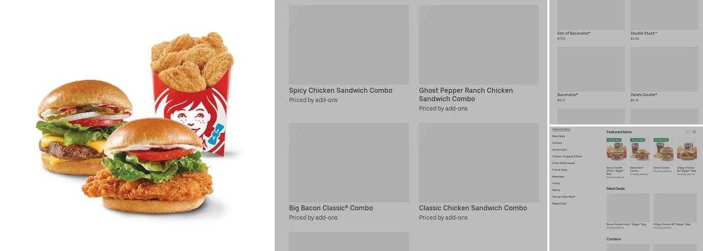 Wendy's Menu