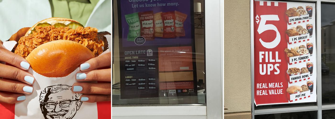 KFC Menu