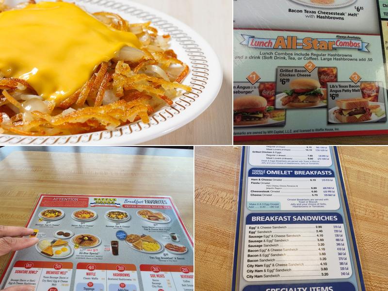 Waffle House Menu