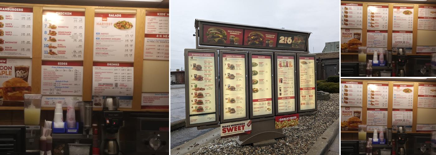 Wendy's Menu