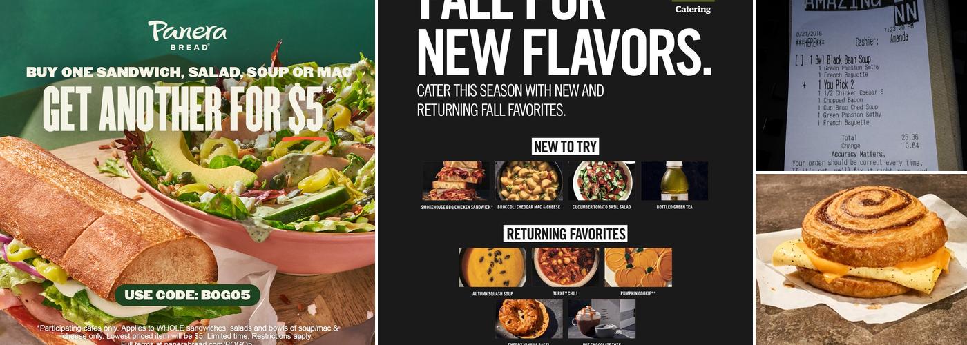 Panera Bread Menu