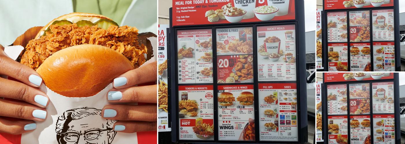 KFC Menu