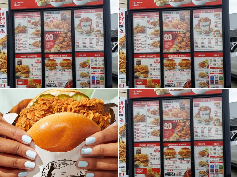 KFC Menu
