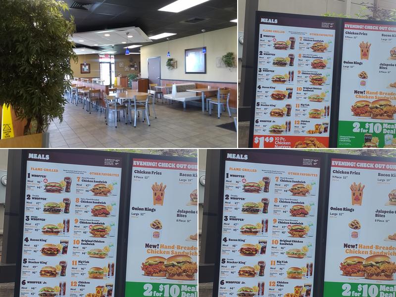 Burger King Menu