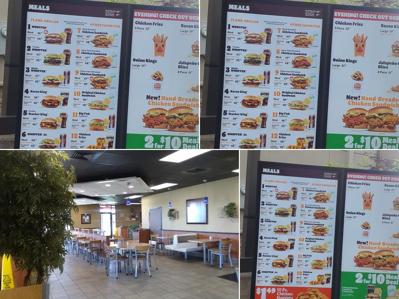Burger King Menu