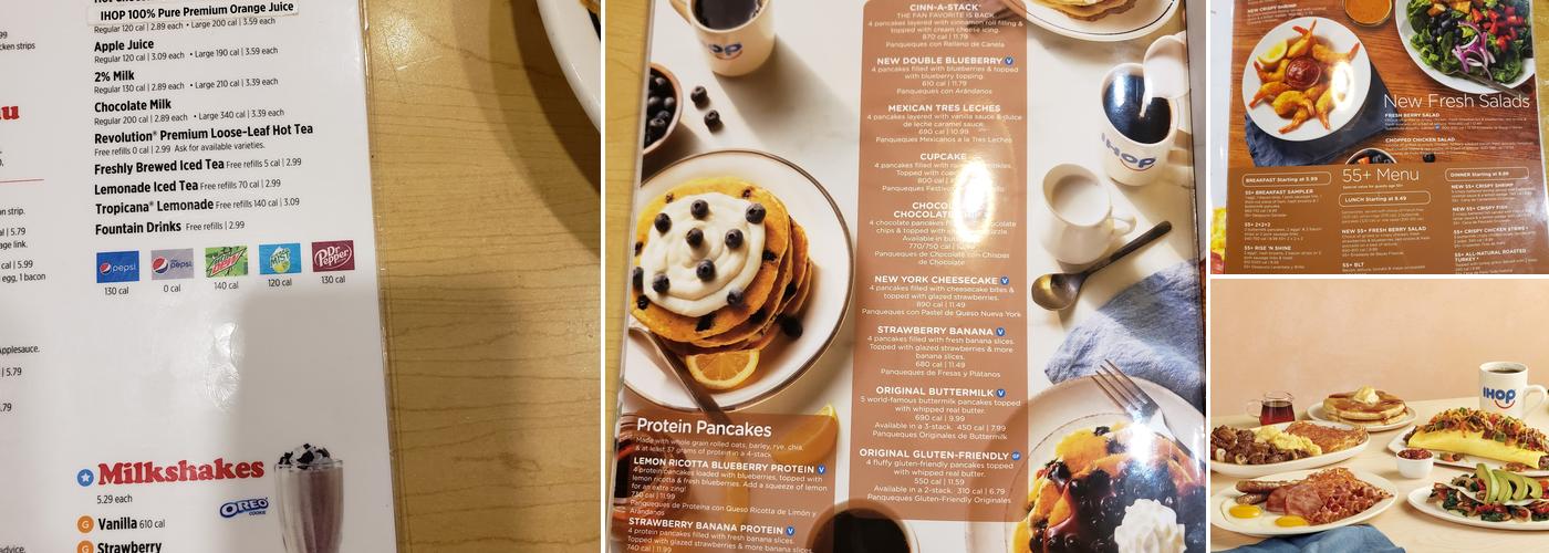 IHOP Menu