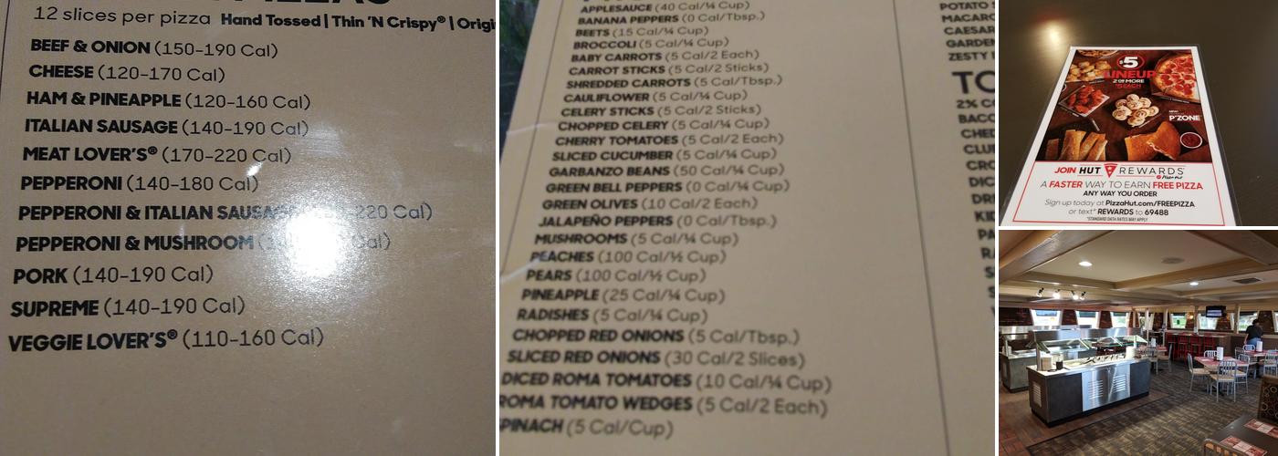 Pizza Hut Menu
