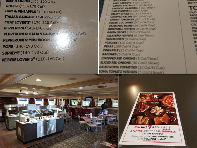 Pizza Hut Menu