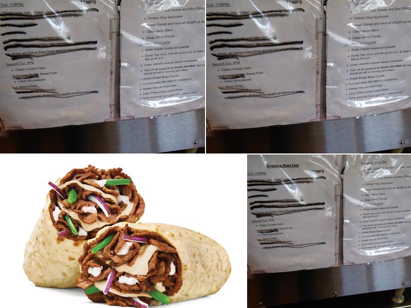 Subway Menu