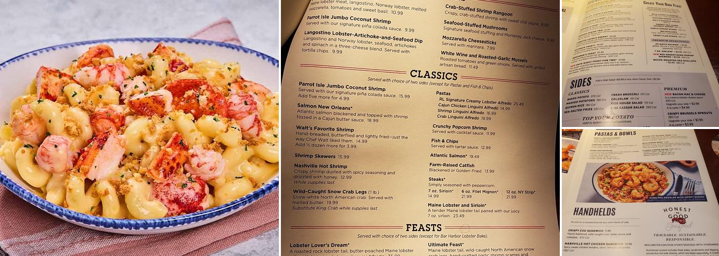 Red Lobster Menu
