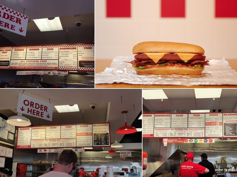 Five Guys Menu