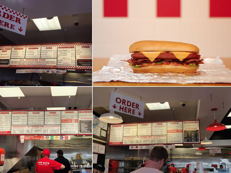 Five Guys Menu