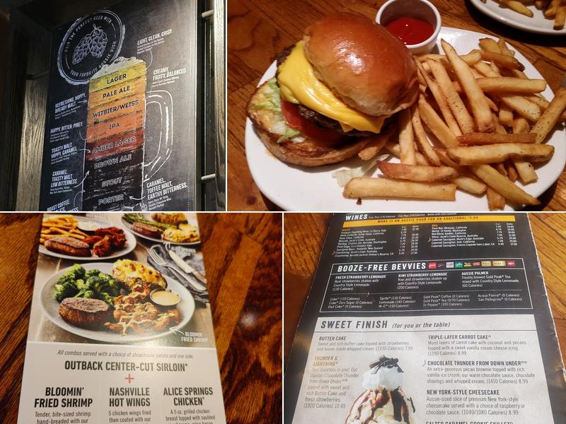 Outback Steakhouse Menu