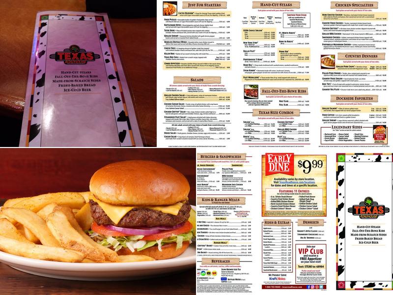 Texas Roadhouse Menu