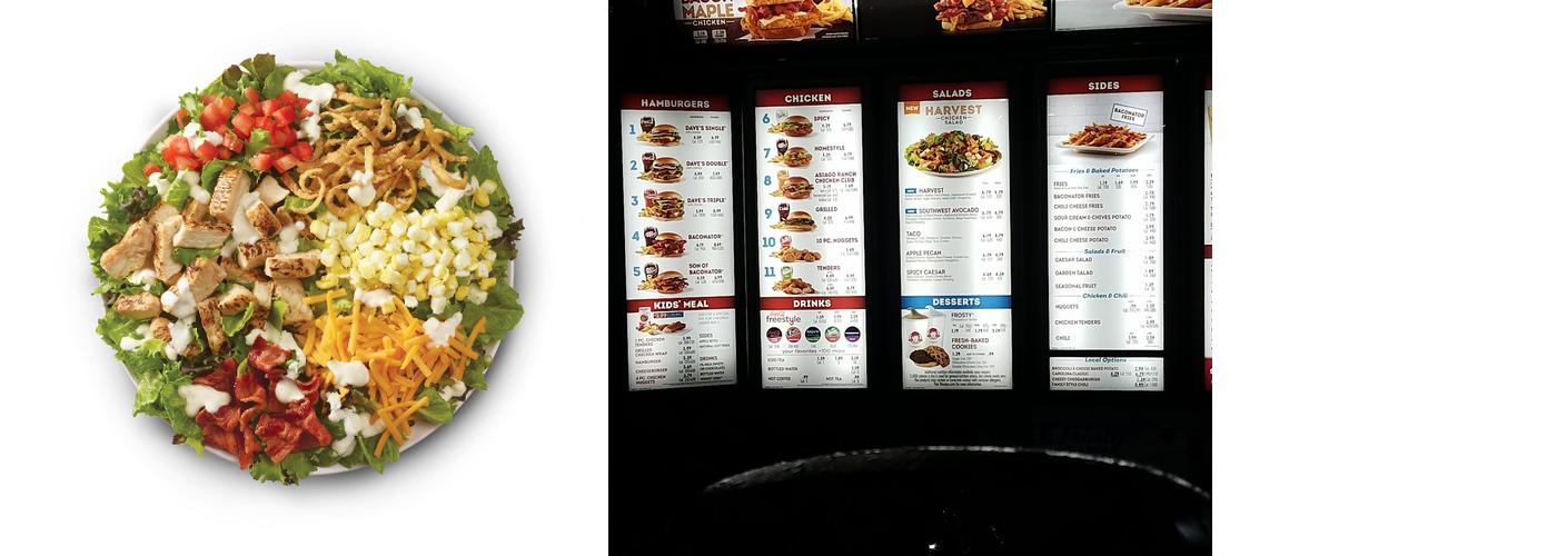 Wendy's Menu