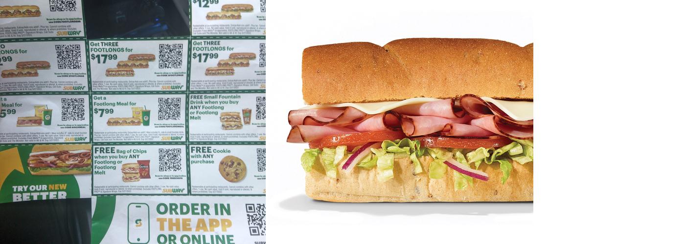 Subway Menu