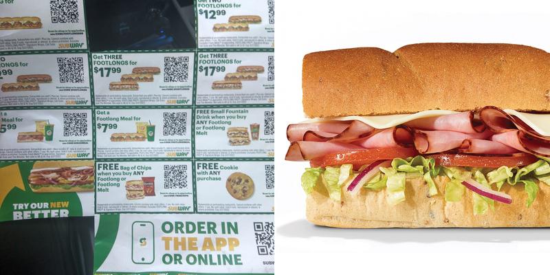 Subway Menu