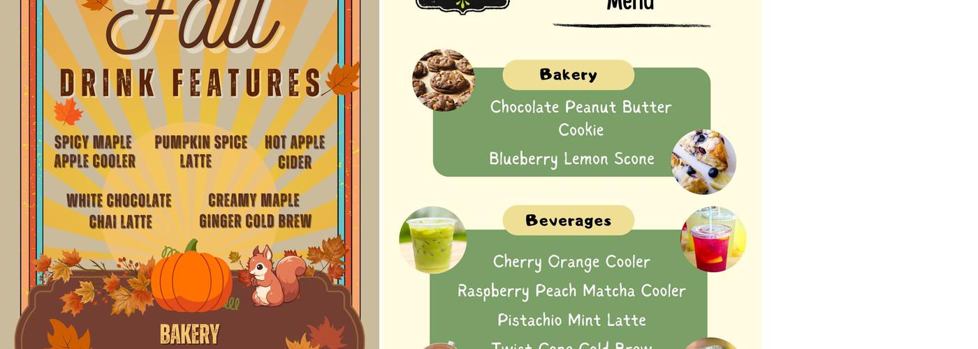 PrintWithMe Print Kiosk at Barriques - West Wash Menu