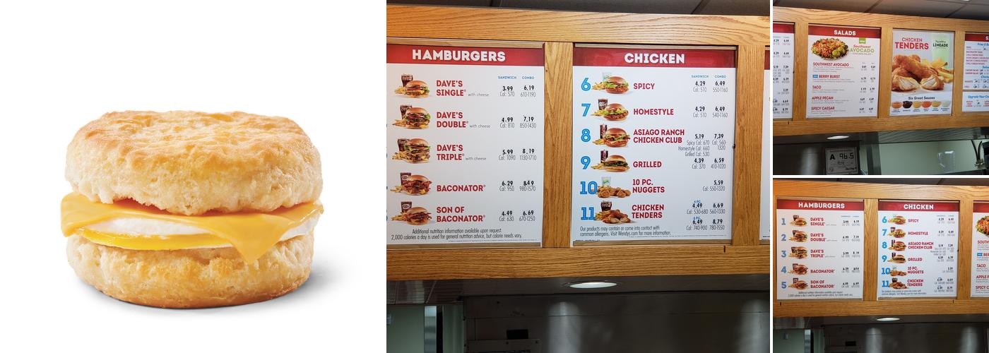 Wendy's Menu