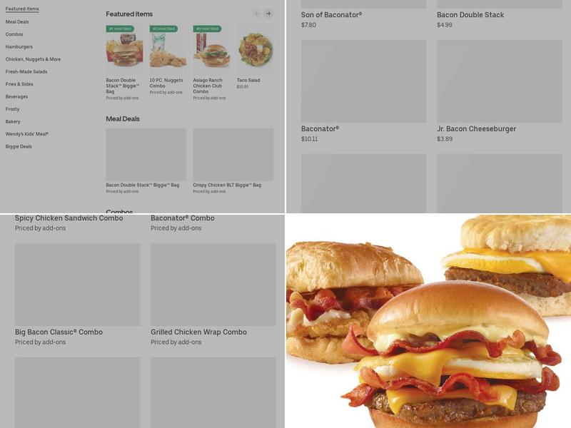 Wendy's Menu