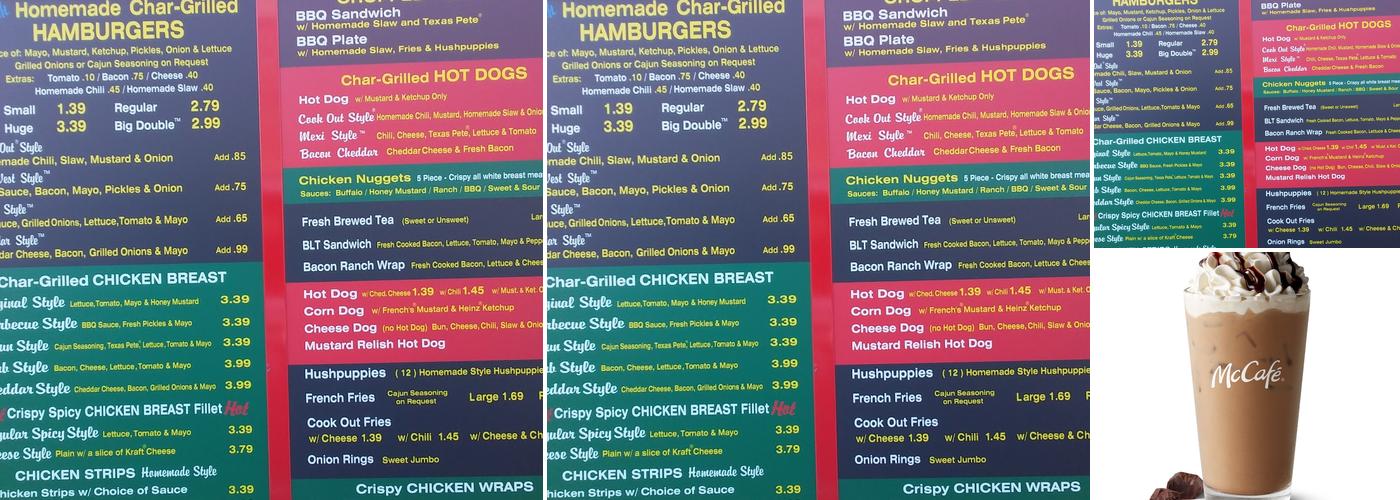McDonald's Menu