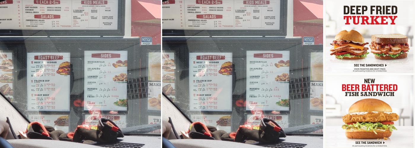 Arby's Menu