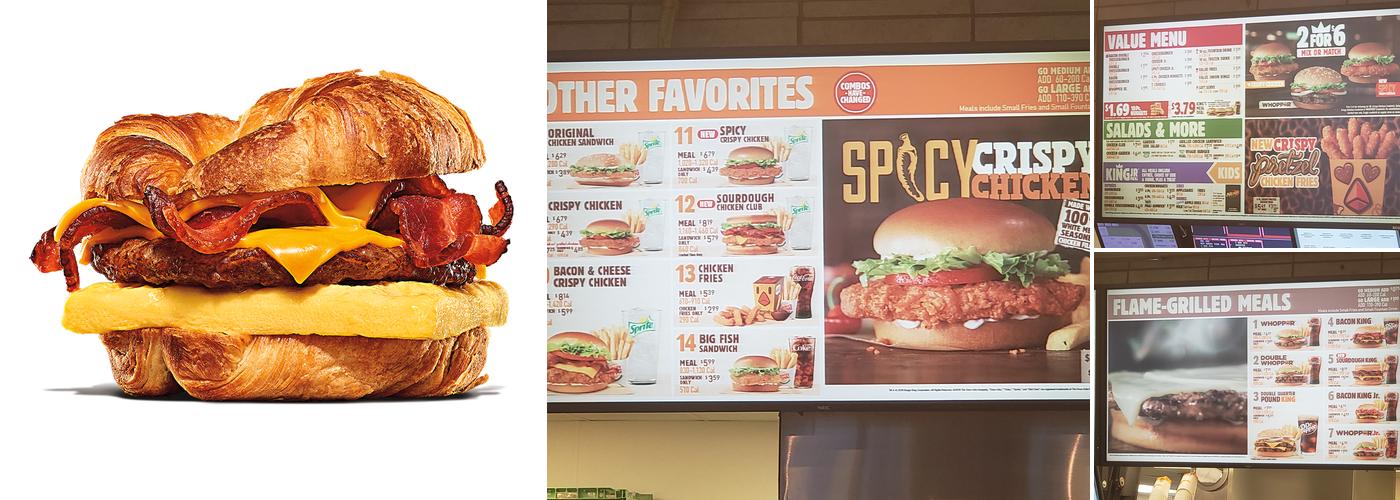 Burger King Menu