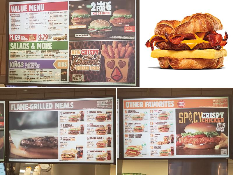 Burger King Menu