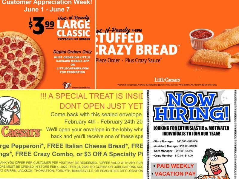 Little Caesars Pizza Menu