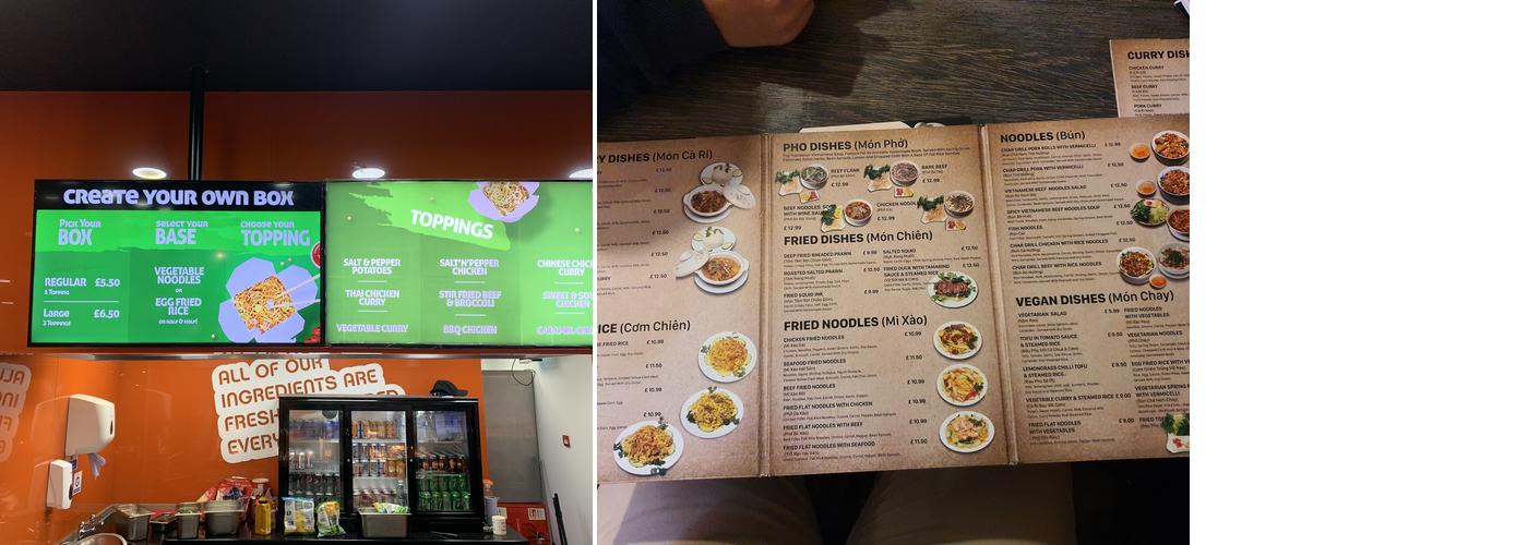 Chopstix Menu