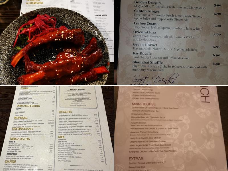 Lychee Oriental Menu