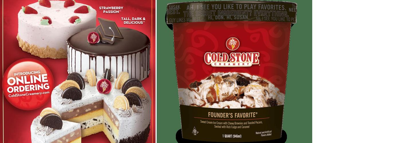 Cold Stone Creamery Menu