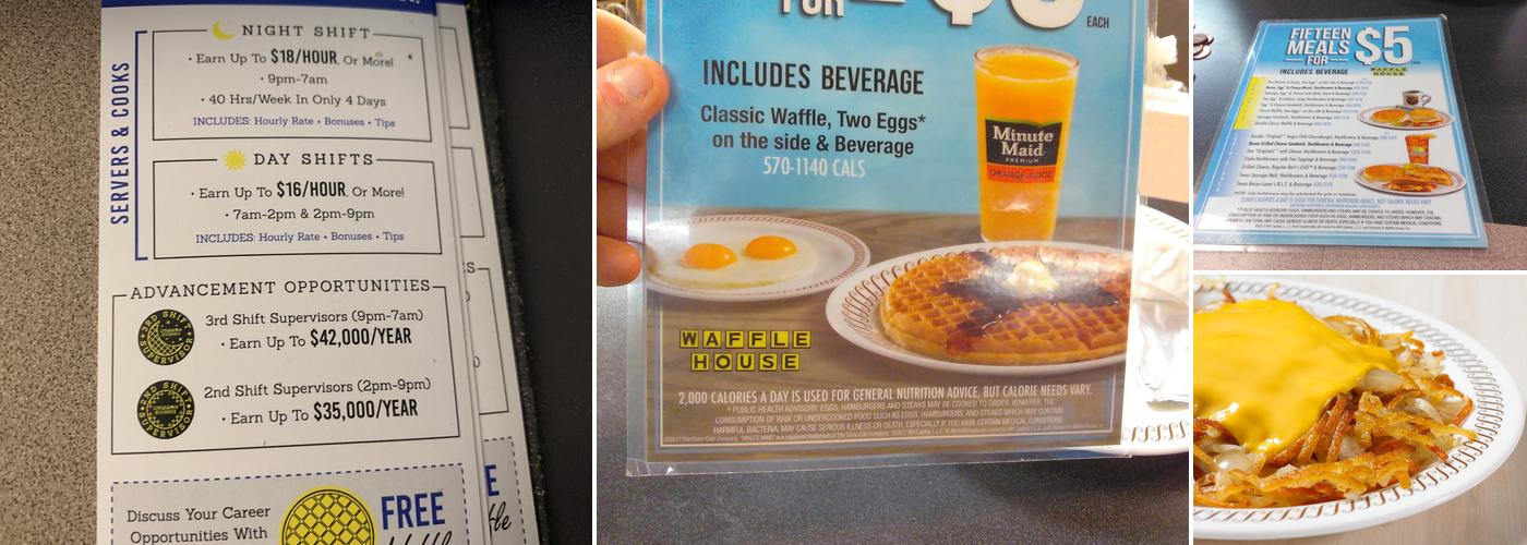 Waffle House Menu