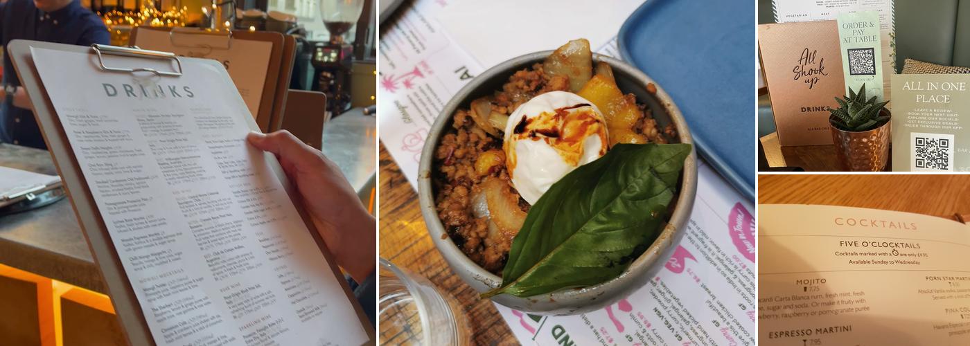 All Bar One Glasgow Menu