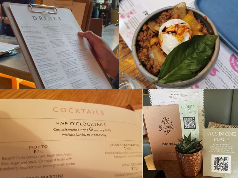 All Bar One Glasgow Menu