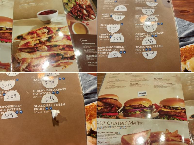 IHOP Menu