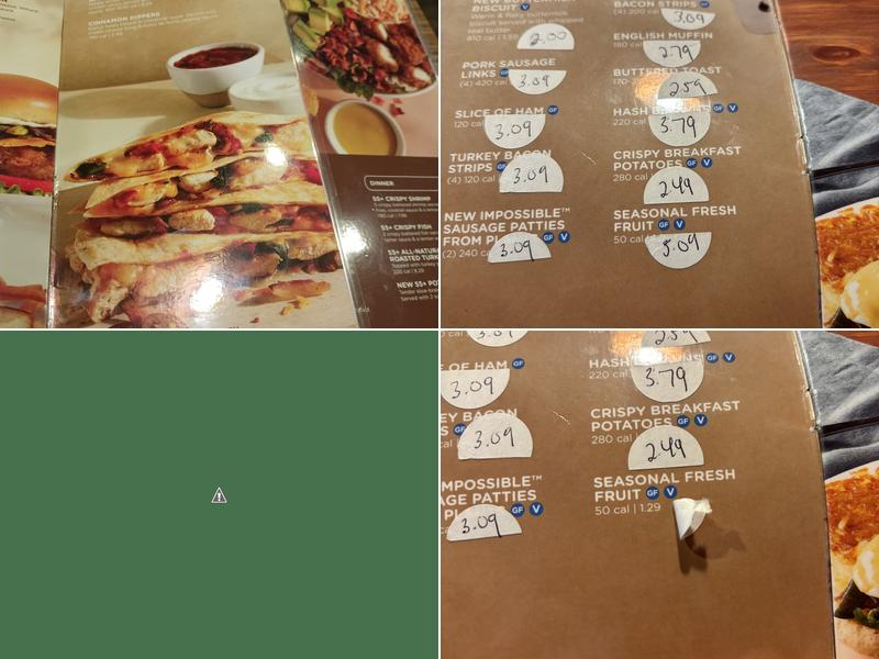 IHOP Menu
