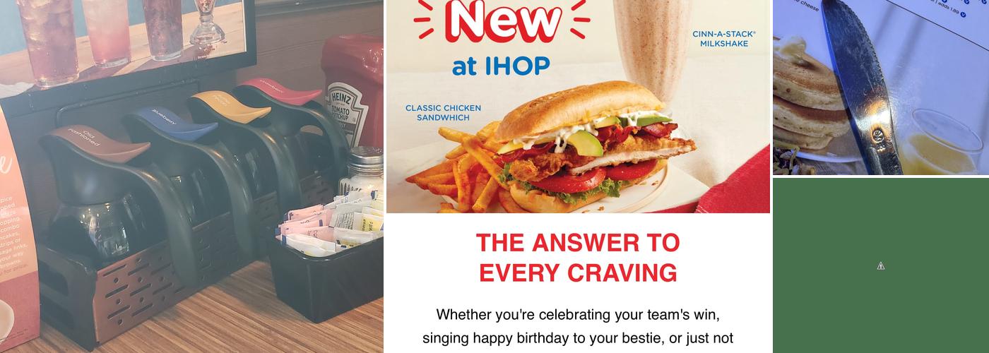 IHOP Menu