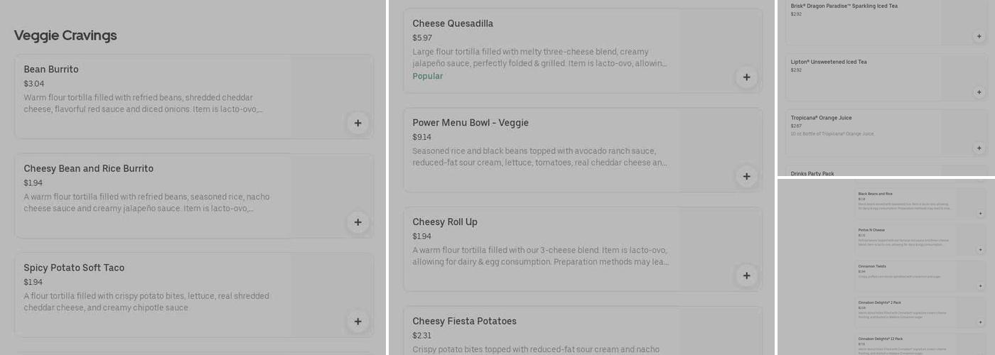 Taco Bell Menu