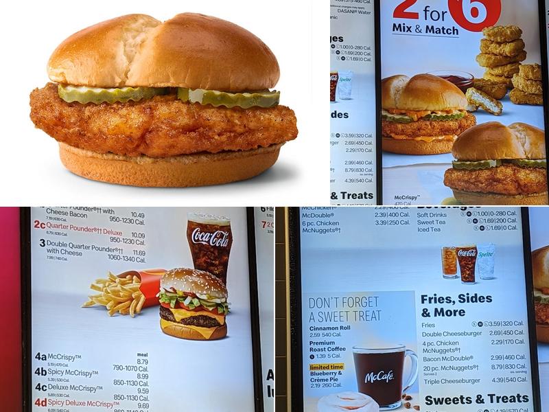 McDonald's Menu