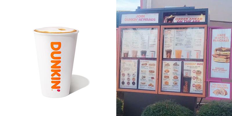 Dunkin' Menu