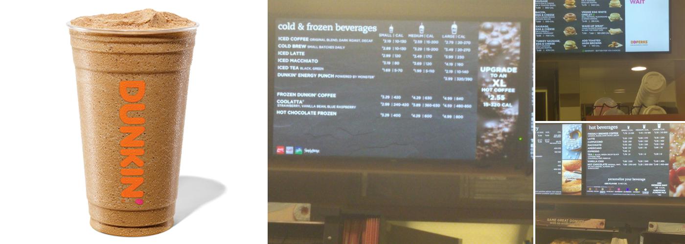 Dunkin' Menu
