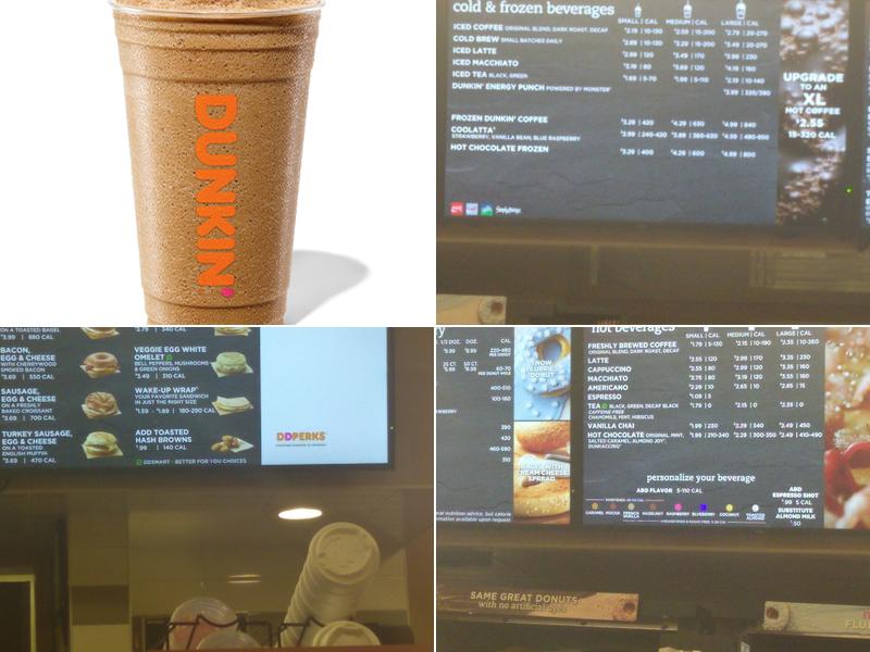 Dunkin' Menu