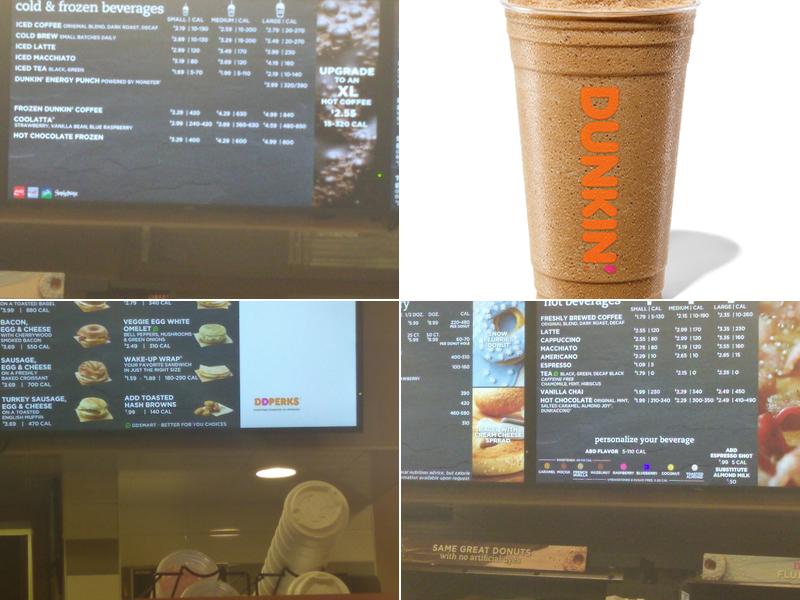 Dunkin' Menu
